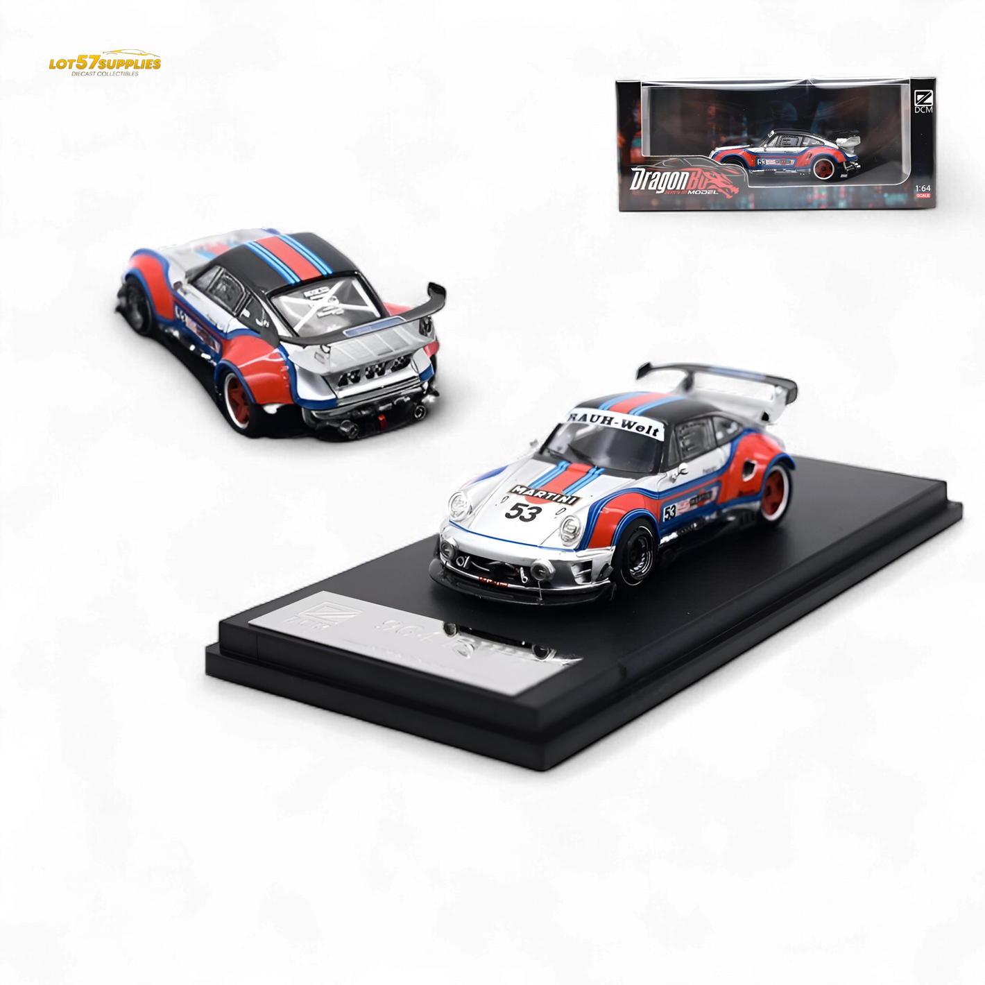 DCM X D.BoModel RWB 964 Martini 1:64 Diecast Model
