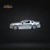 GDO Hunter x DCM 2014 Ford Mustang GT 5.0 Silver With Blue Stripes 1:64