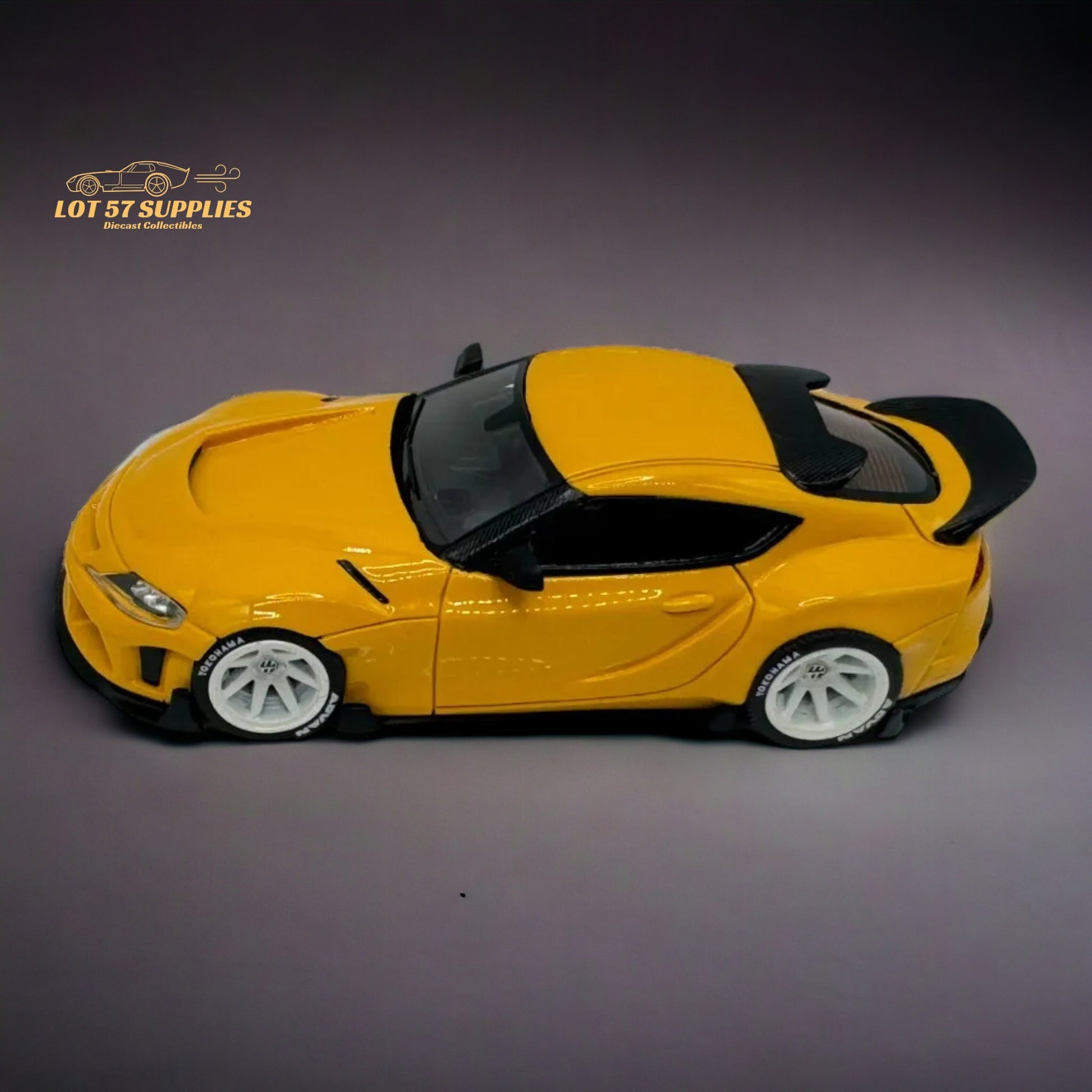 ATOZ Toyota Supra GR in Yellow 1:64 Resin model