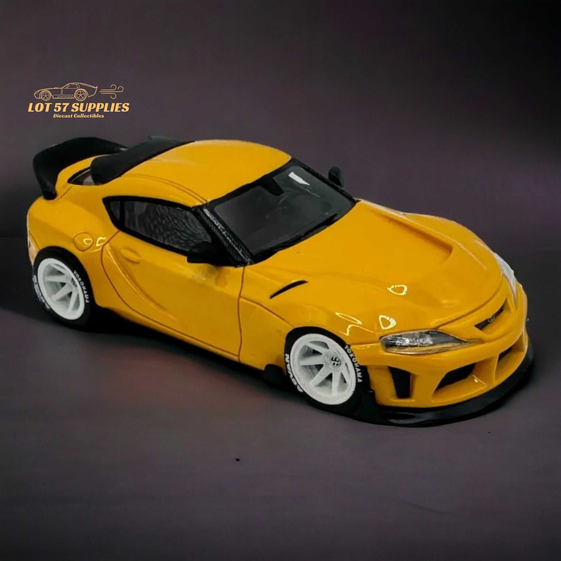 ATOZ Toyota Supra GR in Yellow 1:64 Resin model