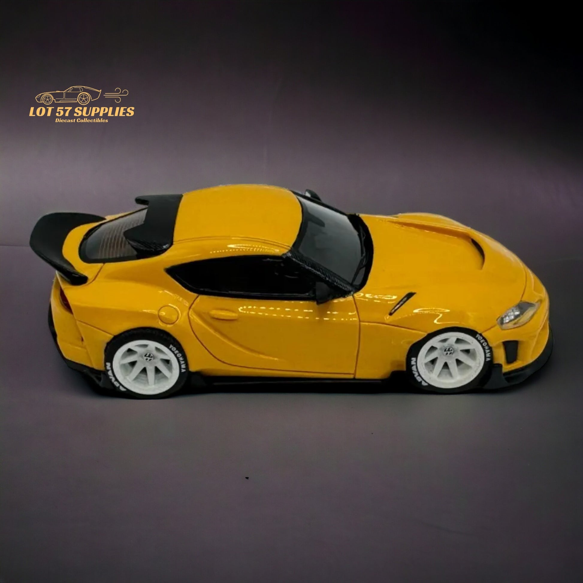 ATOZ Toyota Supra GR in Yellow 1:64 Resin model