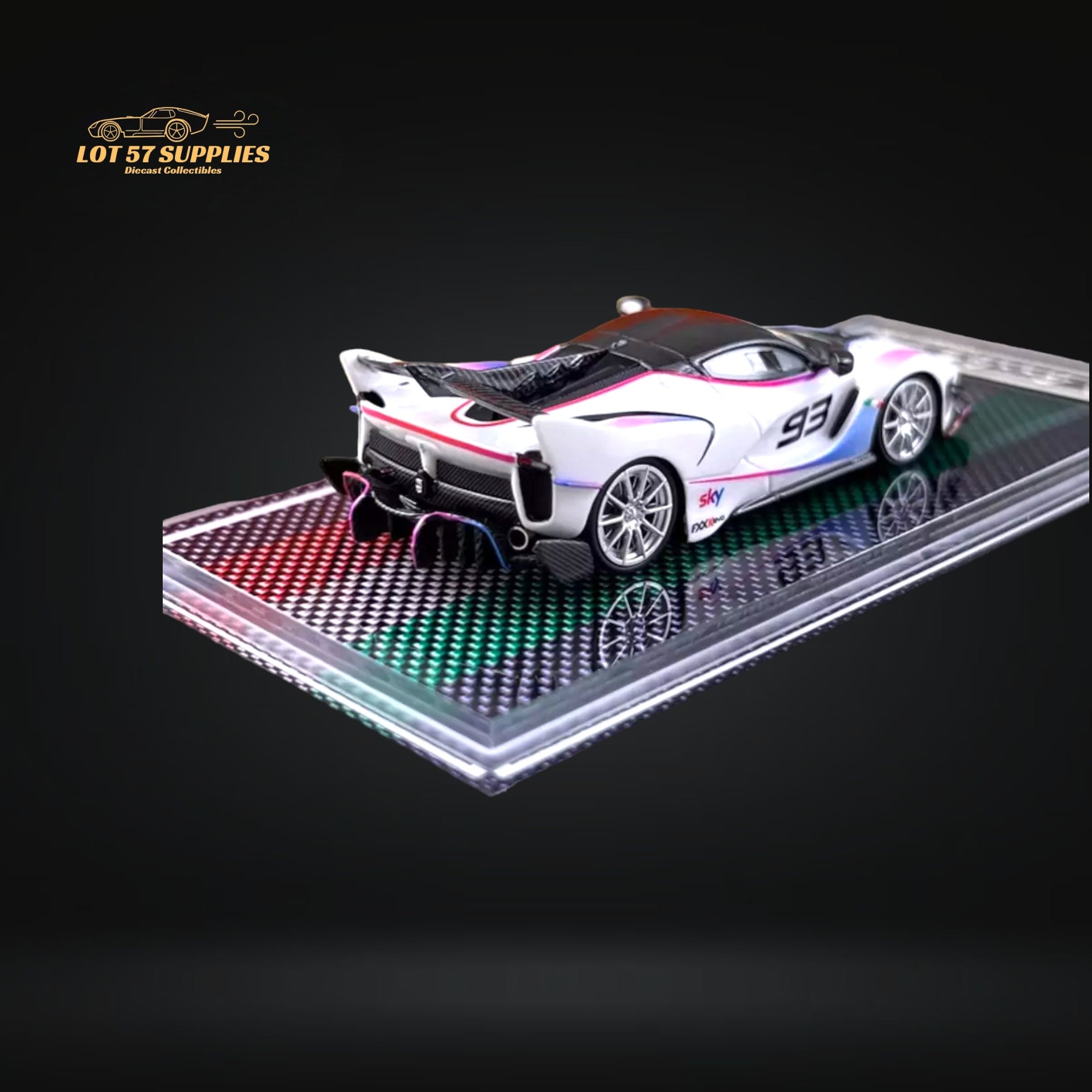 u2 1/64 フェラーリ FXXK evo アイスブルー Ferrari FXX-K Evo Sea Blue #67 Resin Limited Edition 1:64 by