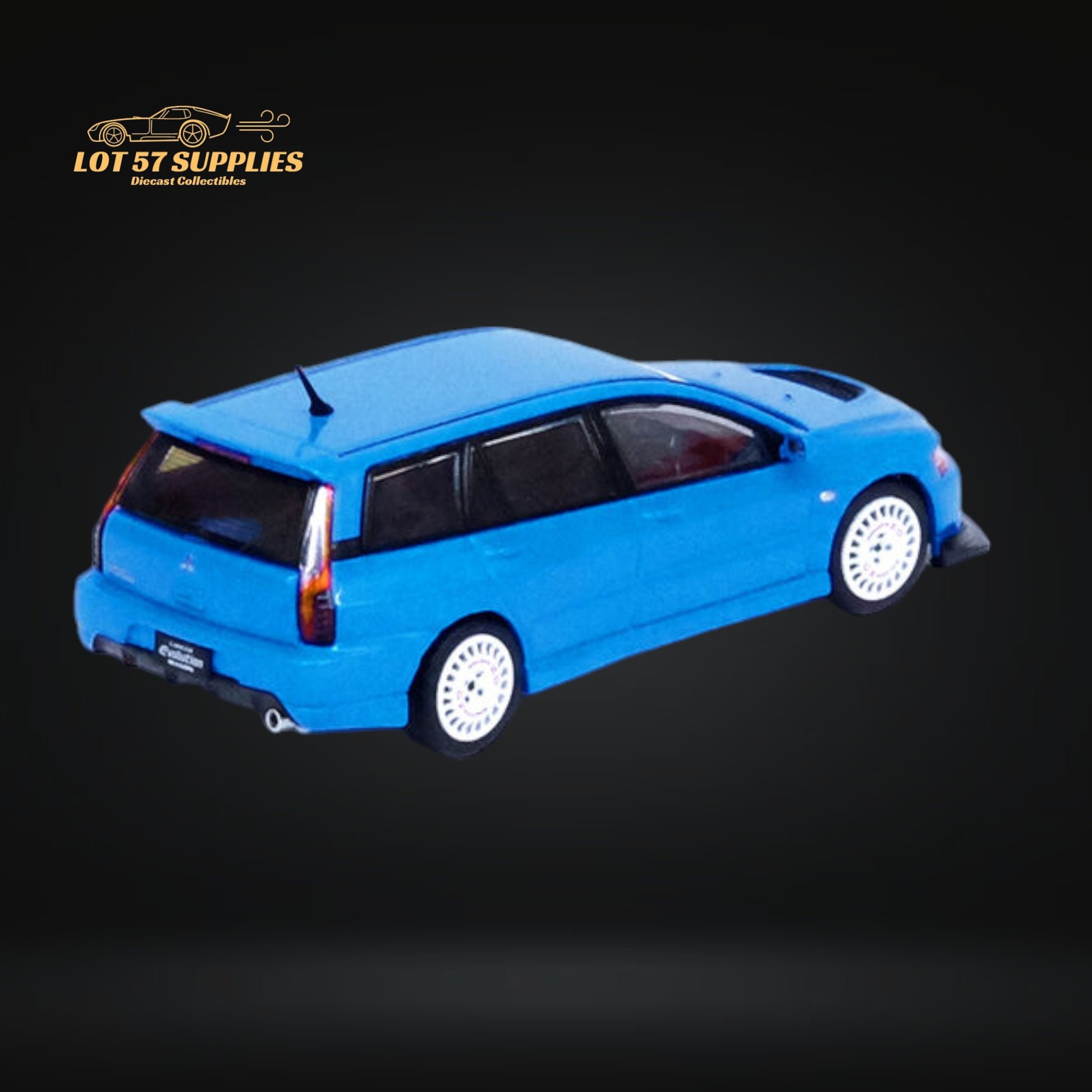 Inno64 Mitsubishi Lancer Evolution IX Wagon Blue 1:64 IN64-EVO9W-BLU