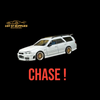 CHASE Zoom Nissan Stagea (R34) GT-R Wagon WHITE CARBON FIBER 1:64