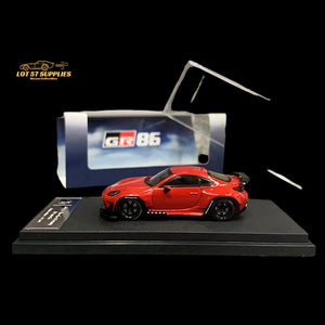 Fuji Toyota GR86 Rocket Bunny Pandem in Red 1:64