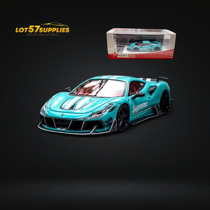 FuelMe Ferrari Mansory F8XX TIFFANY Blue SUPREME 1:64 Resin Limited to 199 Pcs