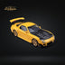 BSC Mazda RX7 FD3S Yellow Carbon Hood Gold Wheels 1:64