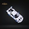 FuelMe & TPC Porsche 911 992 GT3 RS White with Blue Wheels Resin Model 1:64