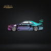 Fuji Skyline GT-R R34 Nismo Z-Tune High Wing Gradient Purple 1:64