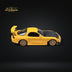 BSC Mazda RX7 FD3S Yellow Carbon Hood Gold Wheels 1:64