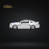 GDO Hunter x DCM 2014 Ford Mustang GT 5.0 Silver With Blue Stripes 1:64