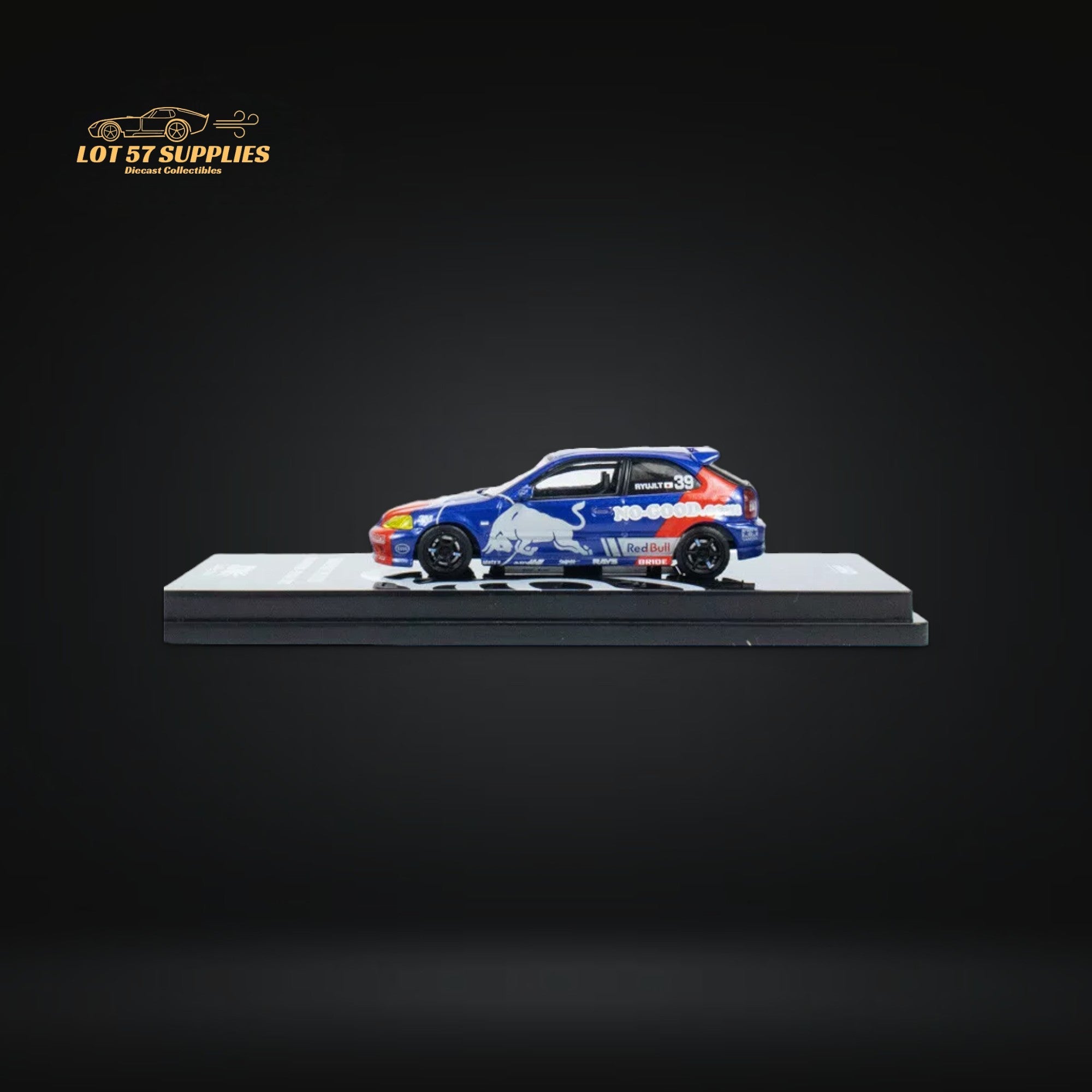 Inno64 Honda Civic Type-R EK9 #39 NO GOOD RACING Red Bull