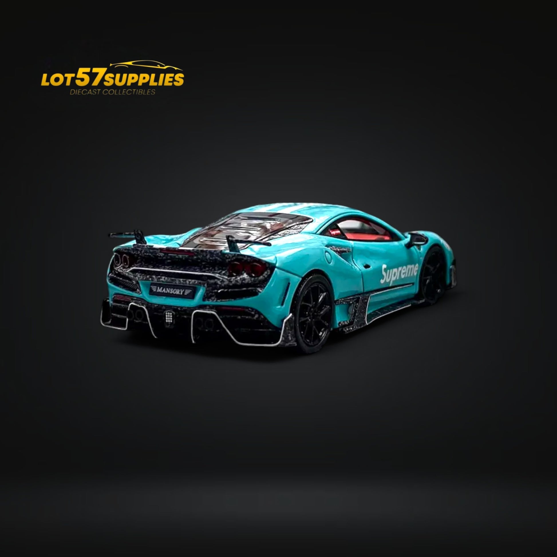 FuelMe Ferrari Mansory F8XX TIFFANY Blue SUPREME 1:64 Resin Limited to 199 Pcs