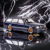 Mortal Mercedes-Benz Wagon Version S124 SILVER / BLUE 1:64