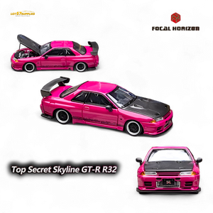 Focal Horizon Skyline GT-R R32 Top Secret Pink 1:64