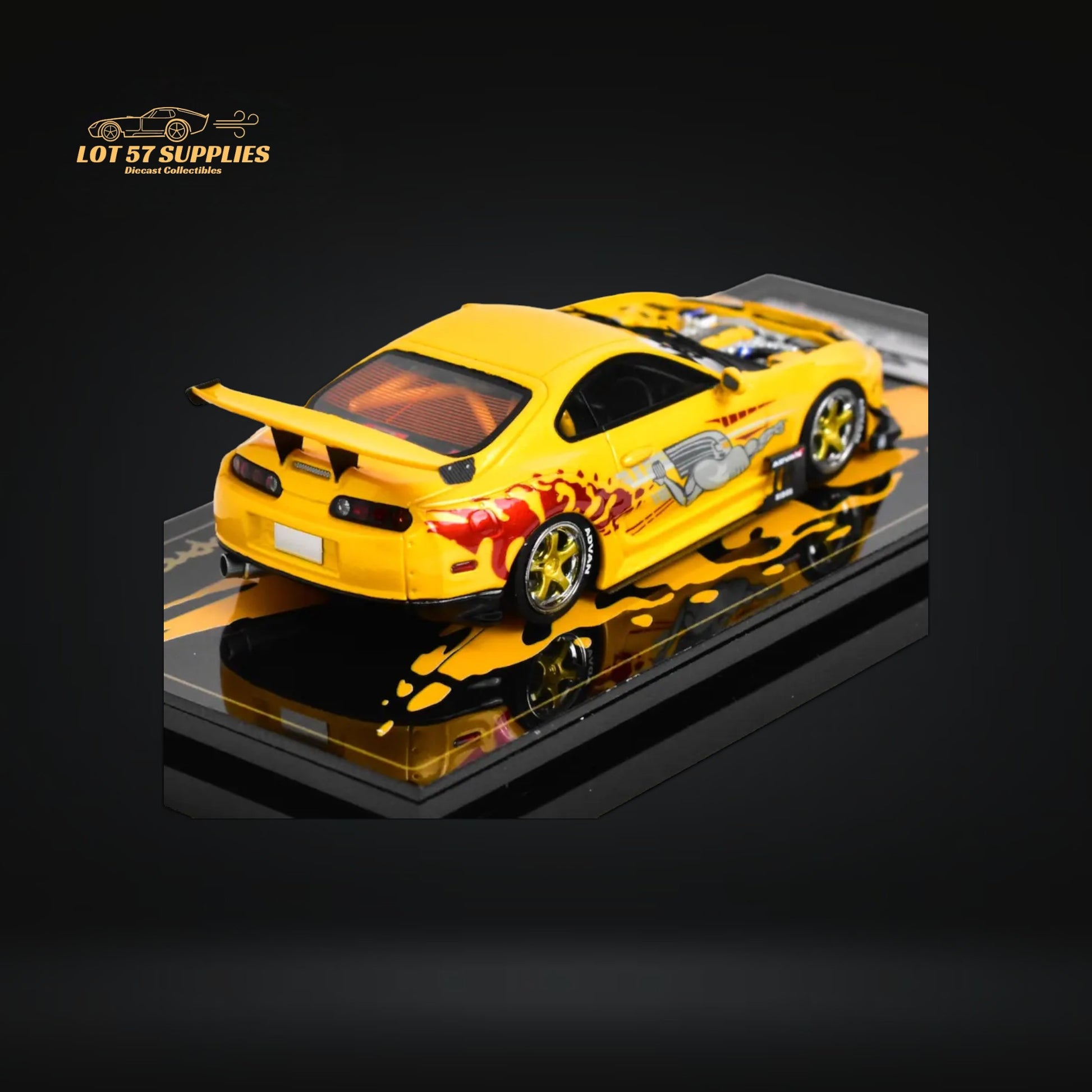 YM Model Toyota Supra JZA80 Paul Walker Need For Speed Tribute 299 Pcs V2 1:64