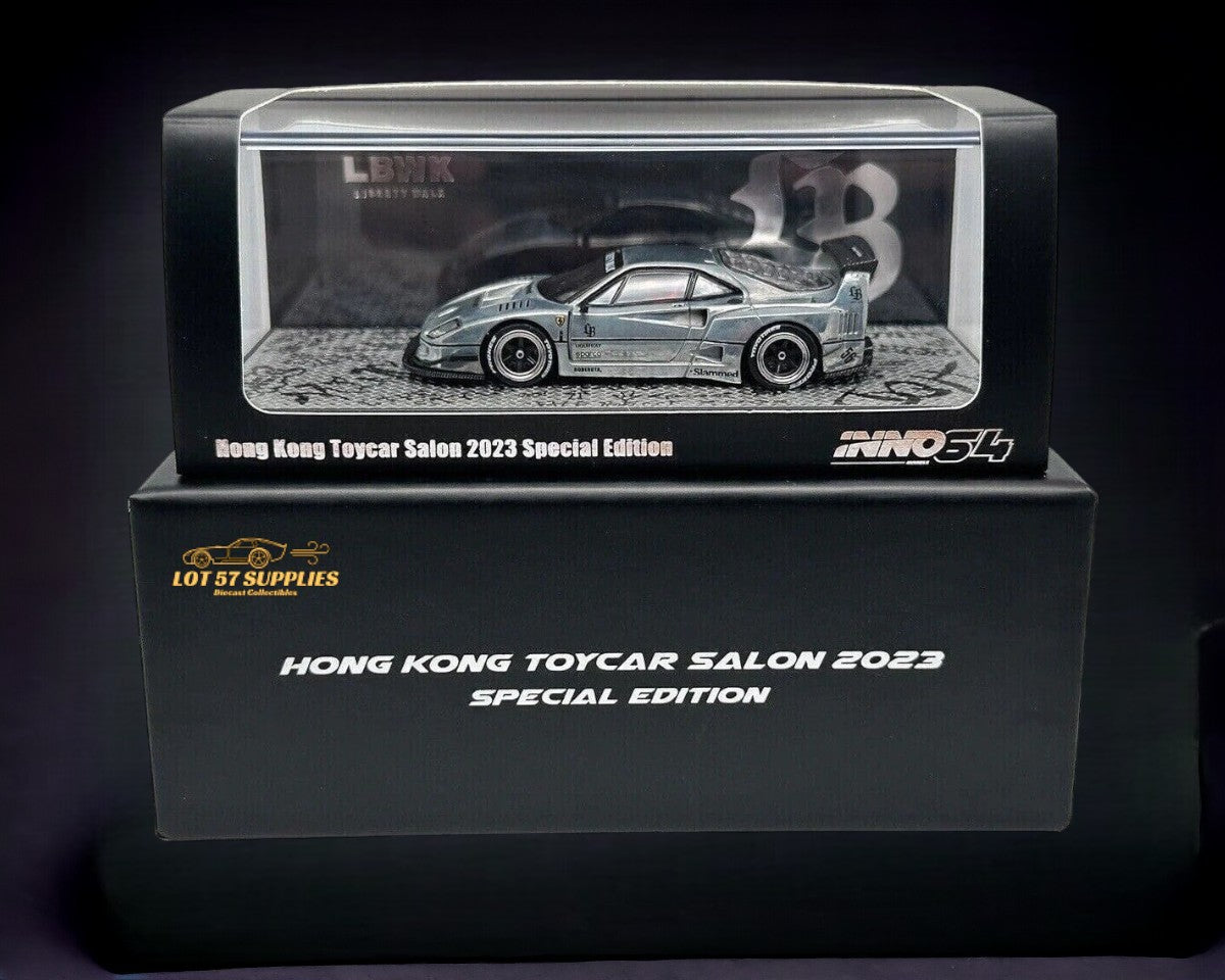 Inno64 RAW CHASE Ferrari F40 LBWK HONG KONG TOYCAR SALON 2023 SPECIAL EDITION 1:64