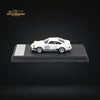 Mini Station Porsche RWB 964 Samurai White w/ Figure 1:64