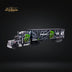 Fine Works64 Peter Bildt V8 Semi-Trailer Green Grey Livery 1:64