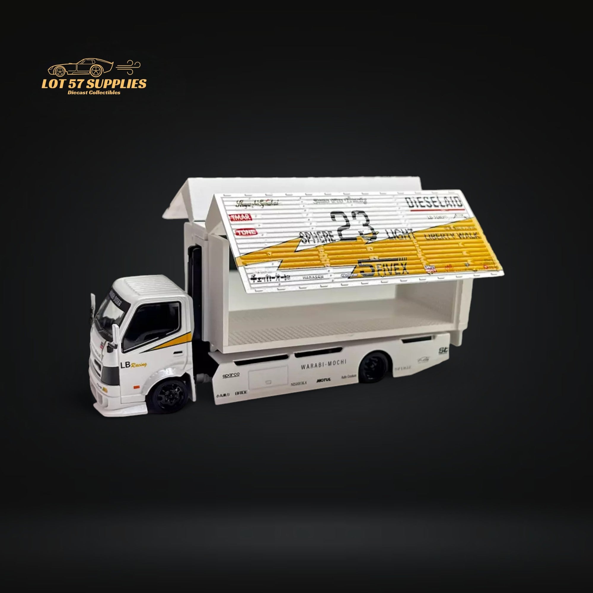 MicroTurbo Hino 300 LBWK 1:64 Diecast | LOT57 Supplies
