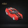 GDO Hunter x DCM 2014 Ford Mustang GT 5.0 Red With Black Stripes 1:64