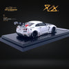 Error404 LB-Works Nissan Skyline GT-R R35 Pearl White Carbon Hood 1:64