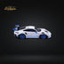 FuelMe & TPC Porsche 911 992 GT3 RS White with Blue Wheels Resin Model 1:64