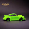 Flame Porsche 964 RWB Ducktail in Fluorescent Green 1:64