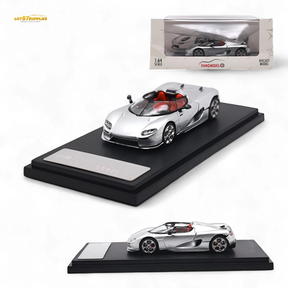 Rhino Model RM CC850 With Magnetic Engine Cover - Silver 1:64