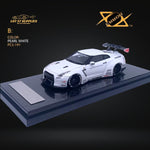 Error404 LB-Works Nissan Skyline GT-R R35 Pearl White 1:64