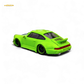 Flame Porsche 964 RWB Ducktail in Fluorescent Green 1:64