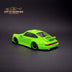 Flame Porsche 964 RWB Ducktail in Fluorescent Green 1:64