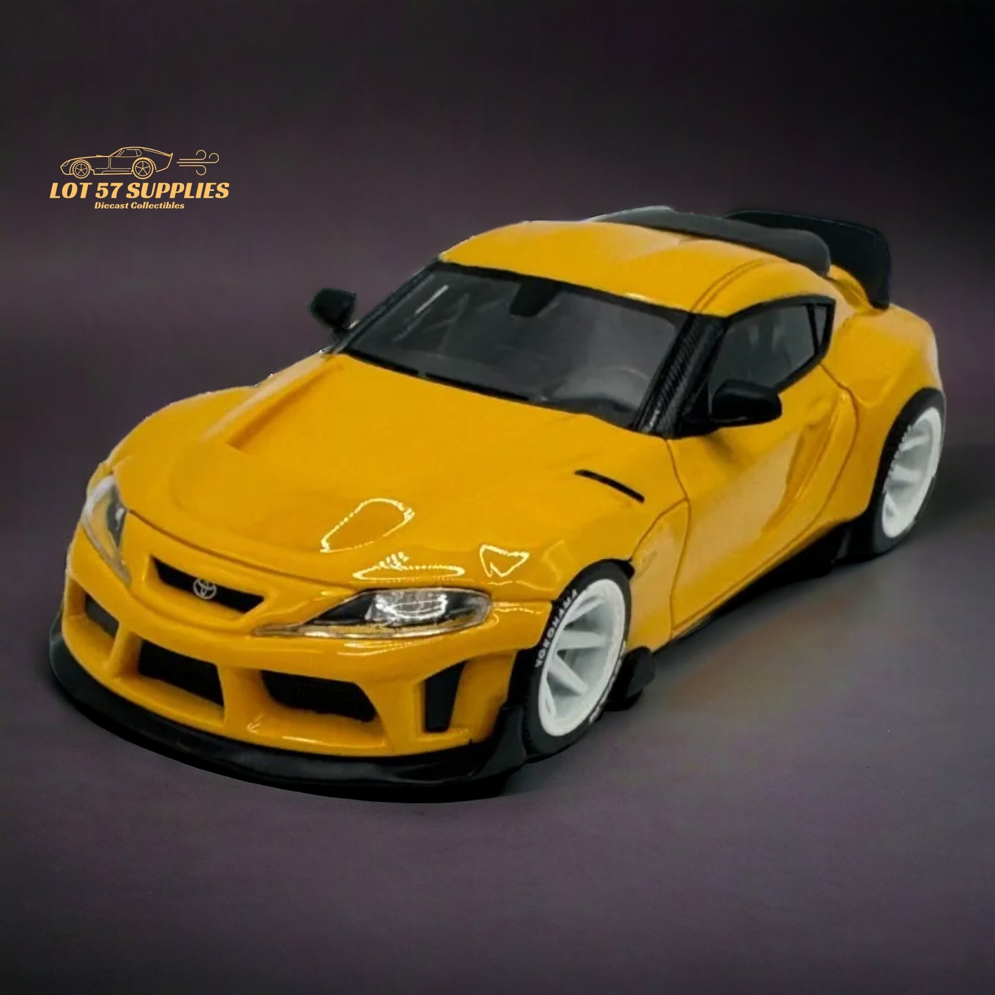 ATOZ Toyota Supra GR in Yellow 1:64 Resin model