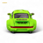 Flame Porsche 964 RWB Ducktail in Fluorescent Green 1:64