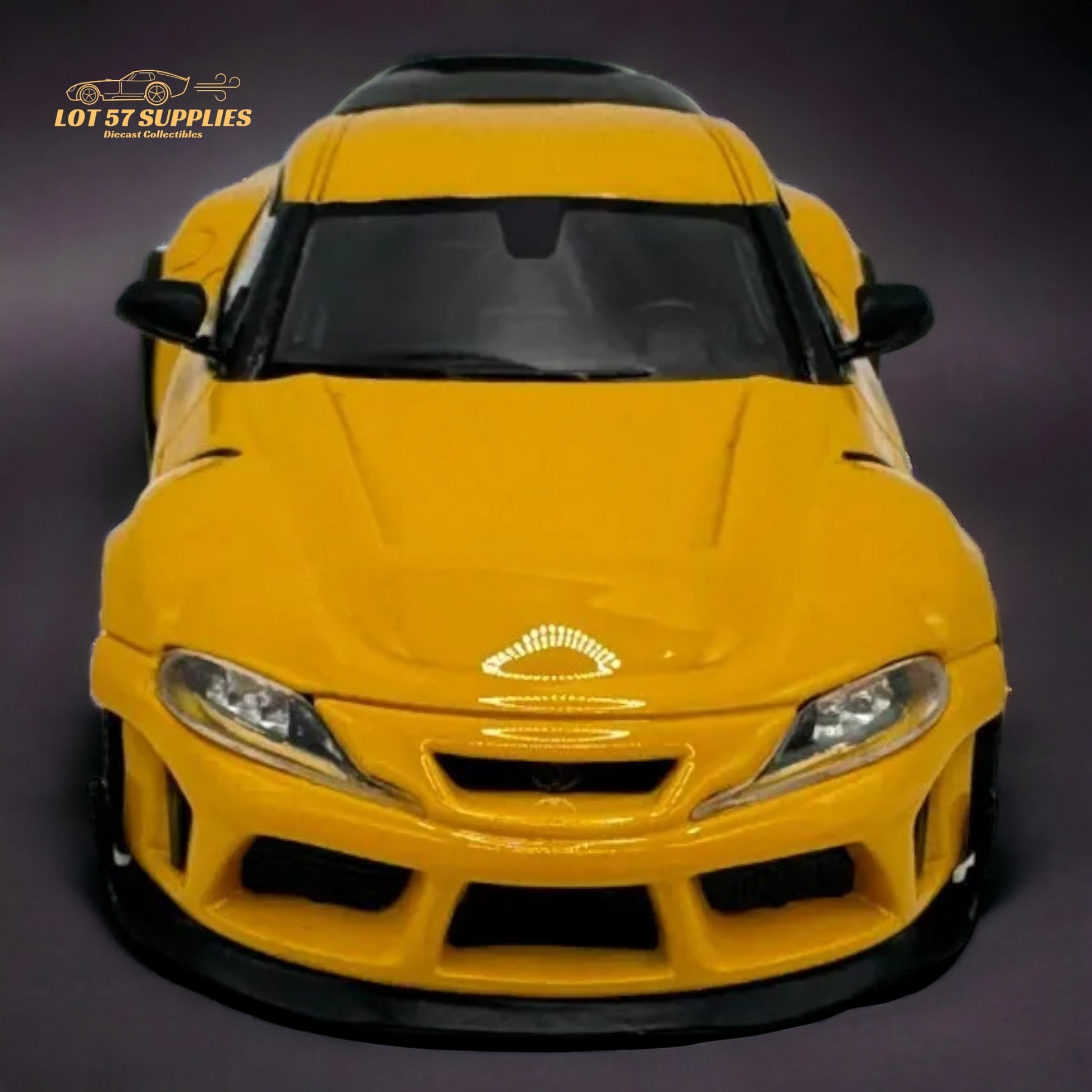 ATOZ Toyota Supra GR in Yellow 1:64 Resin model