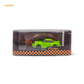 Flame Porsche 964 RWB Ducktail in Fluorescent Green 1:64