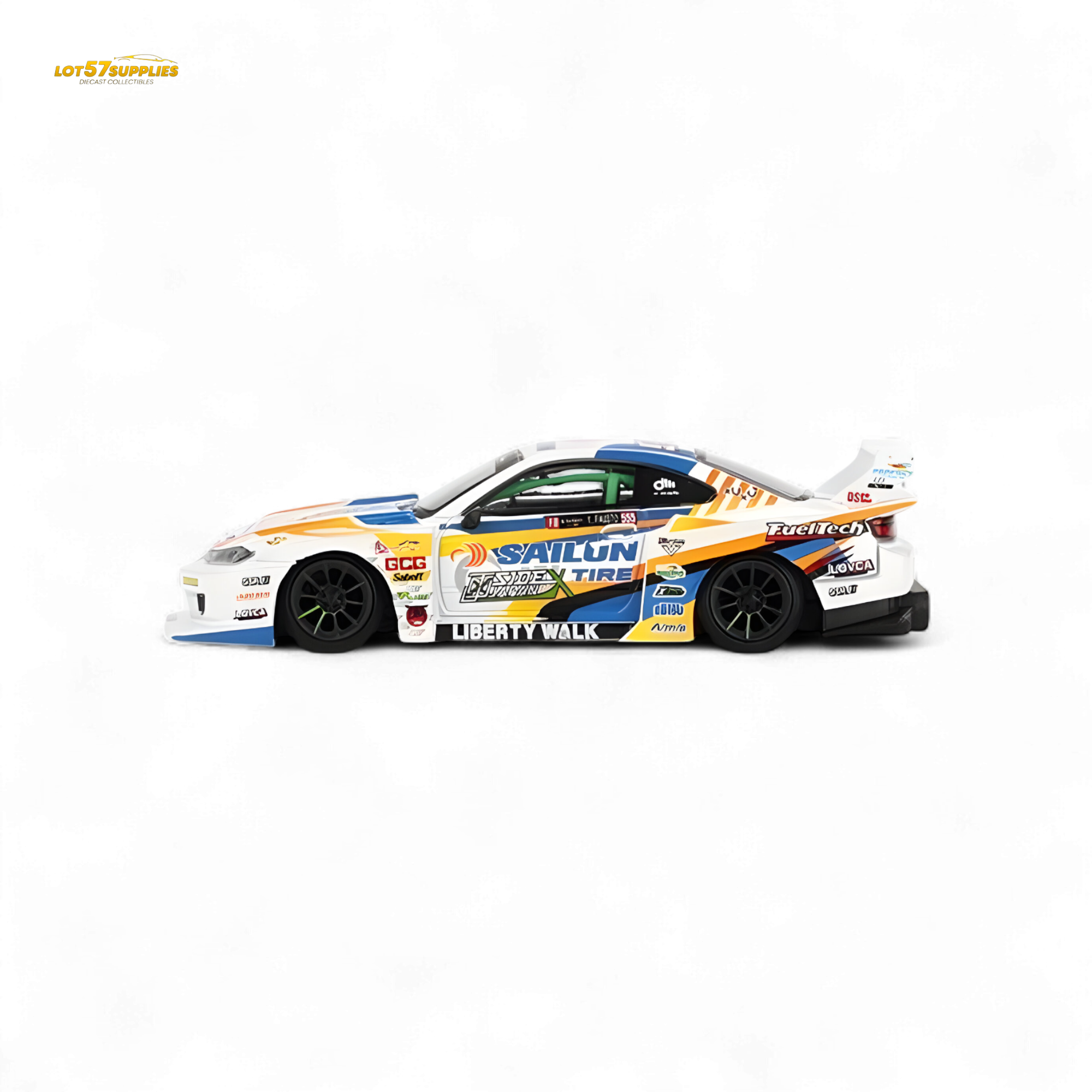 MINI GT LBスーパーシルエット S15 SILVIA #555 2023 Mini-GT Nissan LB-Super Silhouette S15 Silvia 2023 Formula