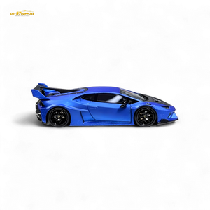 Flame Huracan LP610-4 LWBK WideBody Resin - MATTE BLUE LBWK 1:64