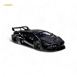 Flame Huracan LP610-4 LWBK WideBody Resin - BRILLIANT BLACK LBWK 1:64