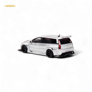 Error404 Mitsubishi Lancer EVO 9 IX Wagon - Glossy Silver 1:64