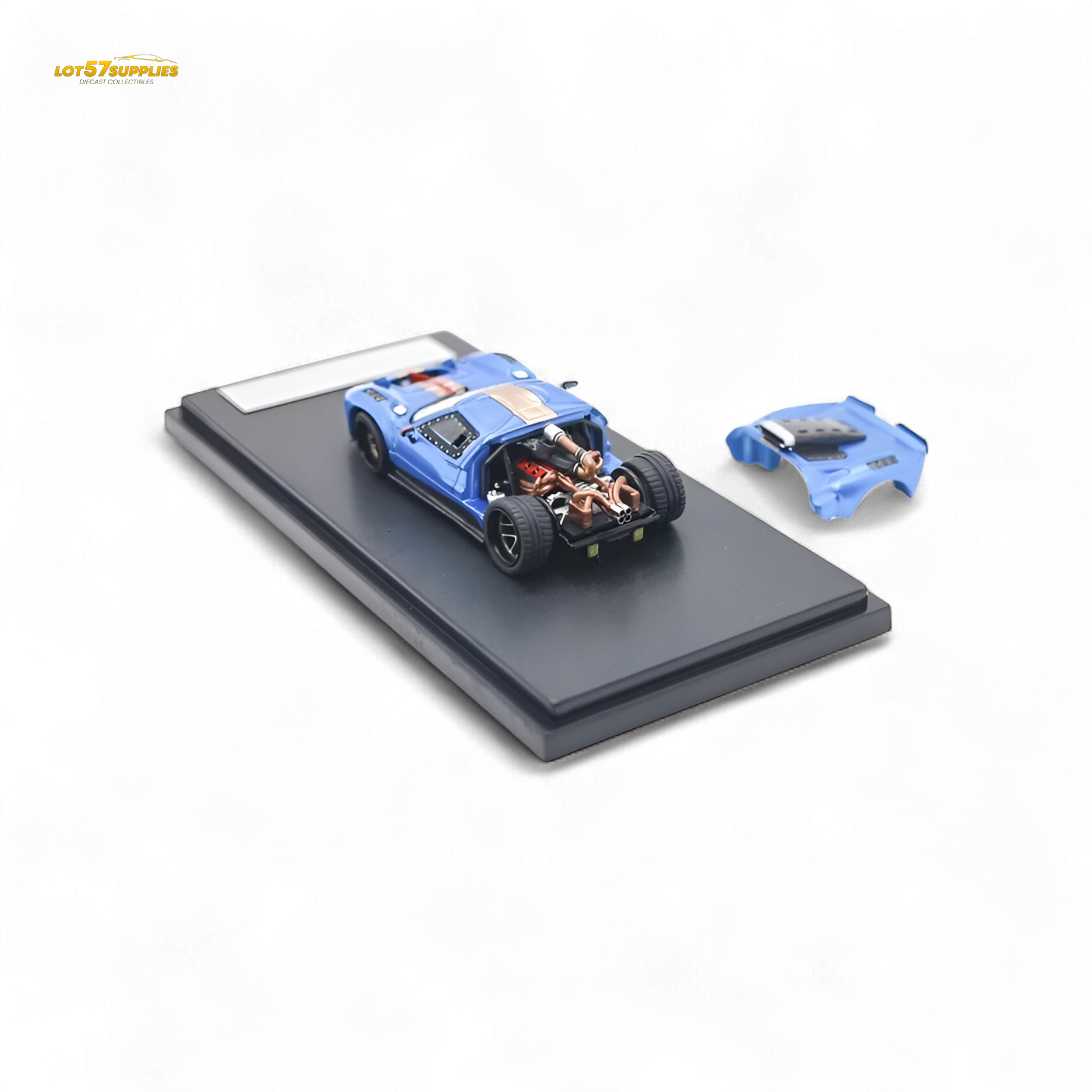 Rhino Model Ford GT40 Blue 1:64 Diecast Model