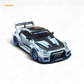 MC LB GTR R35 GT - White Blue Stripe Carbon Roof 1:64