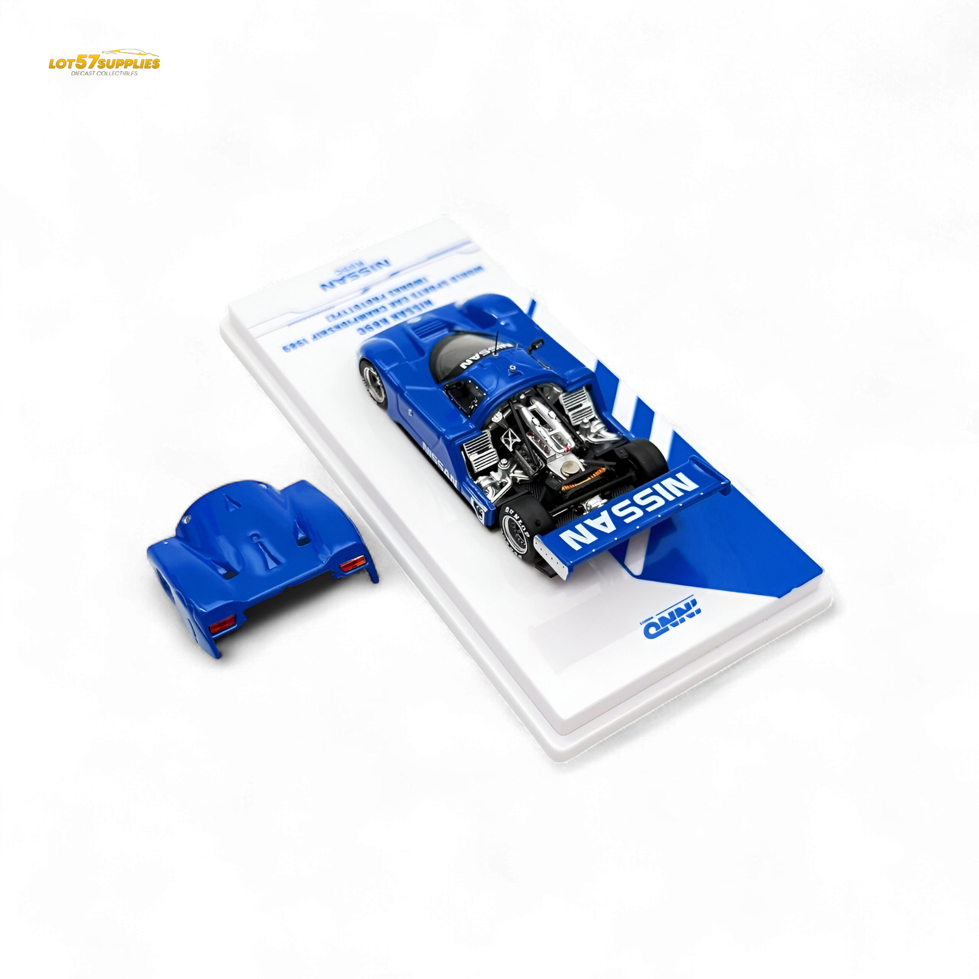 INNO64 Nissan R89C Blue Championship 1989 Diecast Model 1:64