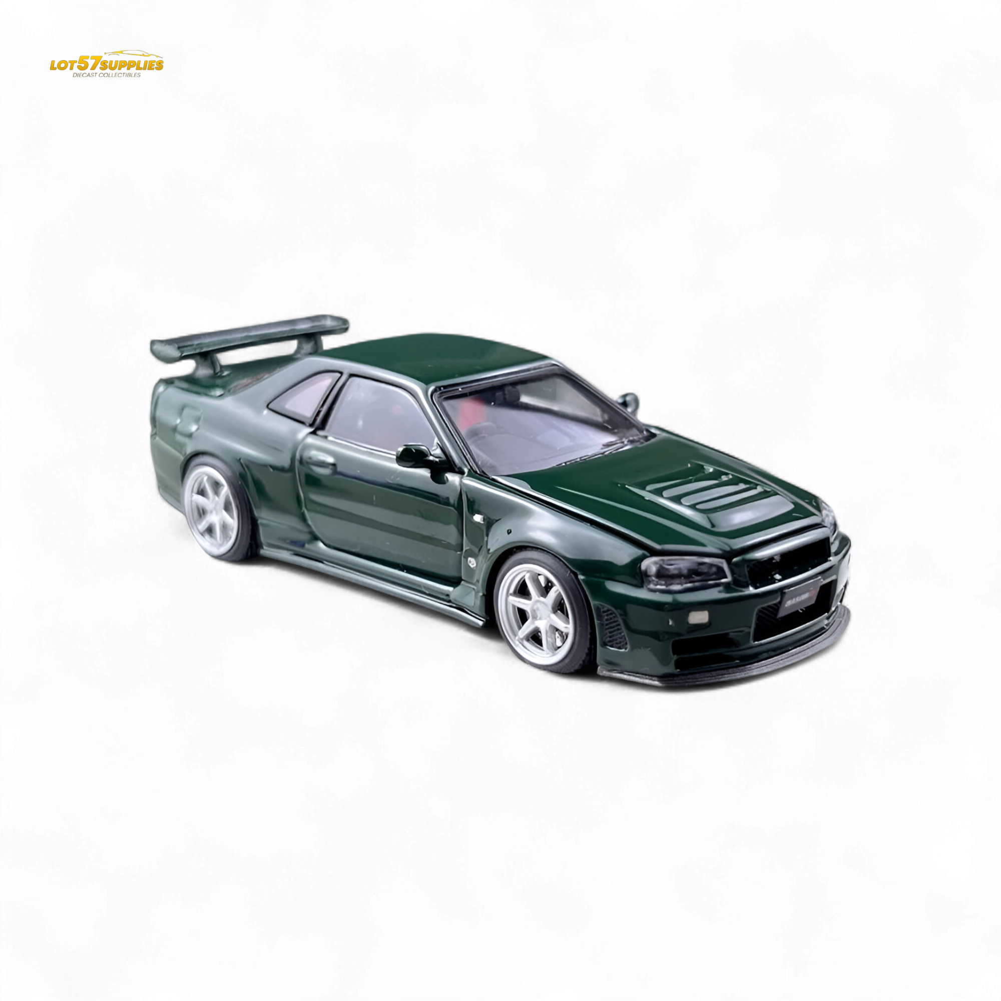今すぐ販売 1/64 PGM Nissan 日産 GTR R34 Z Tune 緑 全開閉 【公式通販】
