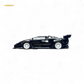 TPC Lamborghini Countach LBWK Black White Wheels Malaysia Exclusive Openable - 1:64