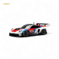 (Pre-Order) HKM Model Porsche 911 (992) GT3 R Rennsport White #911 1:64