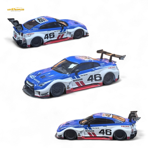 MC LB GTR R35 GT - BRE White Blue Top Livery 1:64