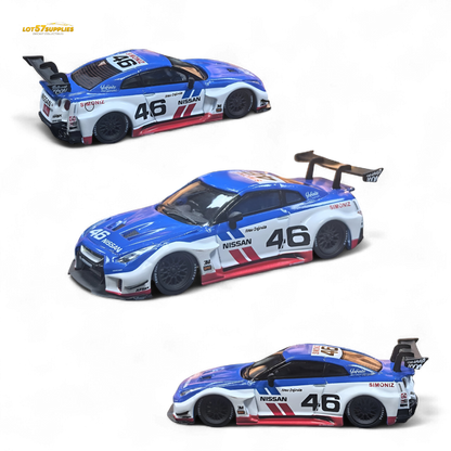 MC LB GTR R35 GT - BRE White Blue Top Livery 1:64