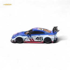 MC LB GTR R35 GT - BRE White Blue Top Livery 1:64
