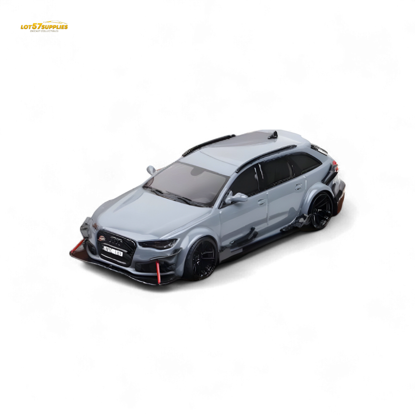 Model car on a white background